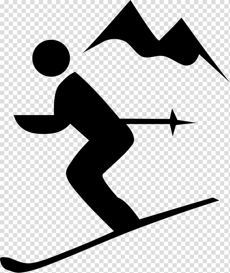 Alpine skiing Downhill , skiing transparent background PNG clipart