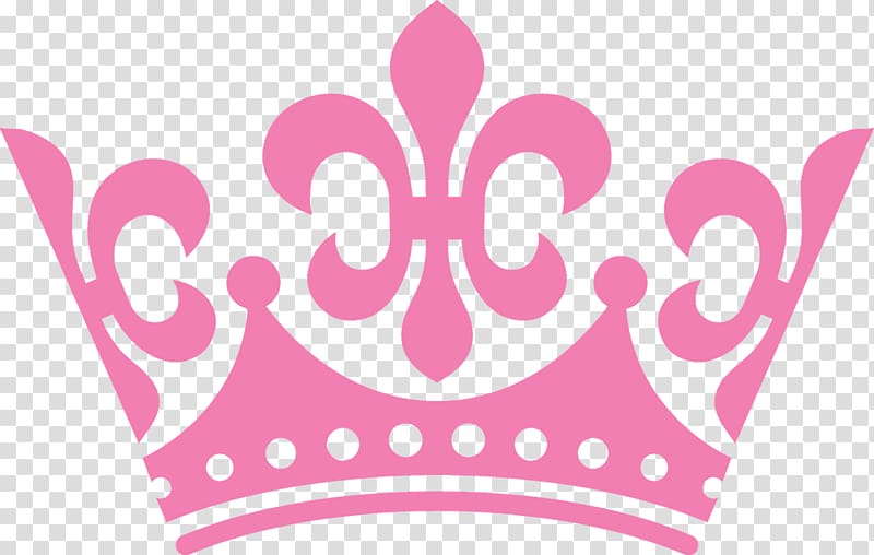 pink Fleur-De-Lis tiara illustration, Crown , pink crown transparent background PNG clipart