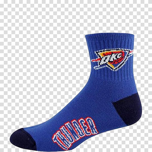 Oklahoma City Thunder Sock Thunder Drive All over print Shoe, others transparent background PNG clipart