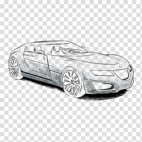 Car Saab Aero-X Saab 9-X Air Drawing, saab automobile transparent background PNG clipart