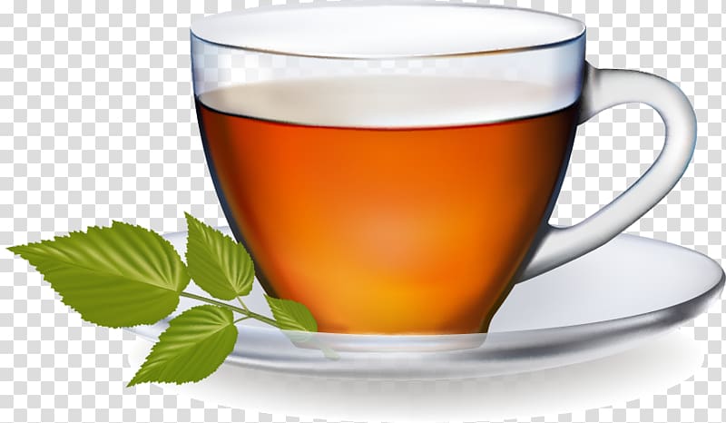 Green tea Coffee Euclidean , Cool tea cup saucer pattern transparent background PNG clipart