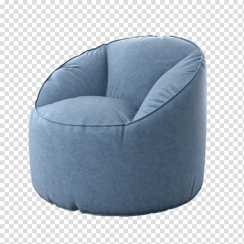 Couch Wing chair Tuffet Furniture, Armchair blue transparent background PNG clipart
