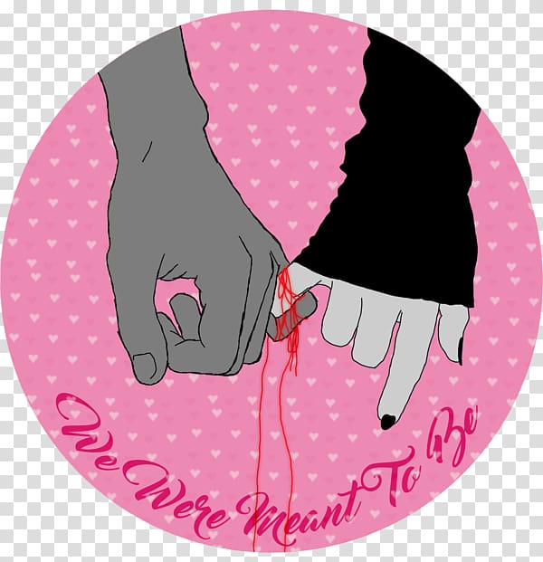 Finger Pink M, red string transparent background PNG clipart