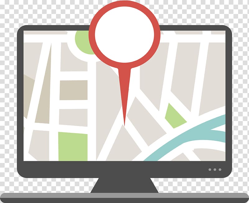 Computer Software Animation Web page Service Website, Electronic map on the computer transparent background PNG clipart