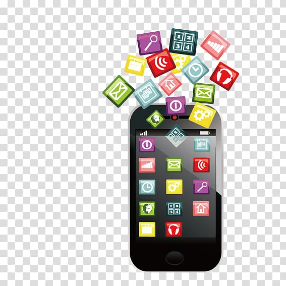 Smartphone Mobile app Application software Icon, Phone feature flags transparent background PNG clipart