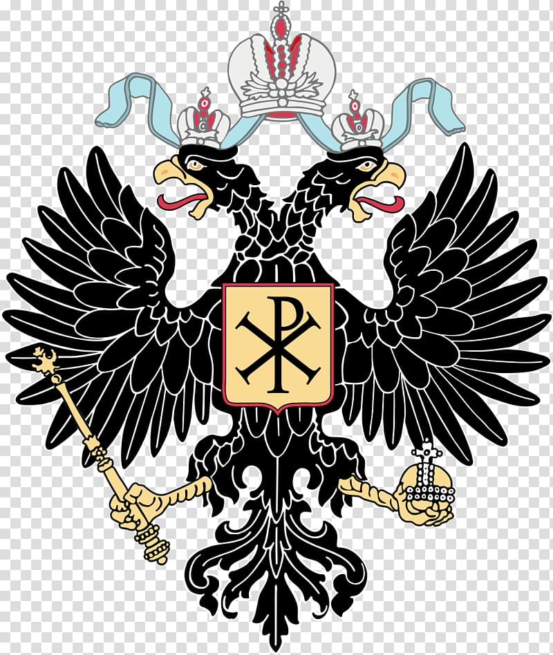 Coat of arms of the Russian Empire Double-headed eagle Coat of arms of the Russian Empire, eagle transparent background PNG clipart