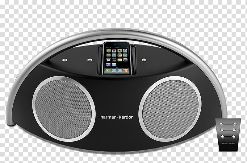 Portable media player Harman Kardon Go + Play Loudspeaker High fidelity, boom box transparent background PNG clipart
