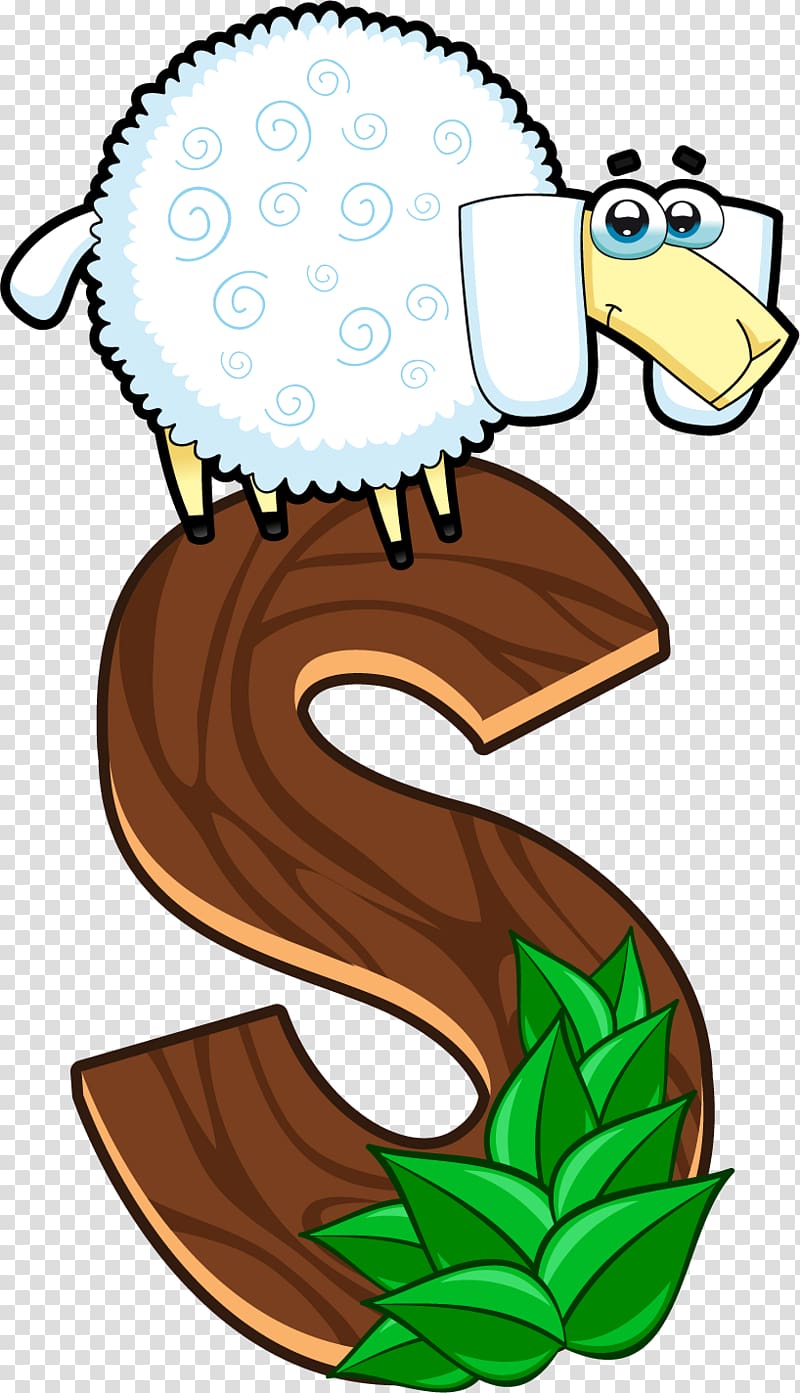 cartoon wood animal letter transparent background PNG clipart