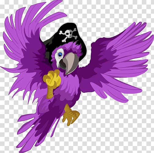 Piracy Parrot , Pirate Parrot transparent background PNG clipart