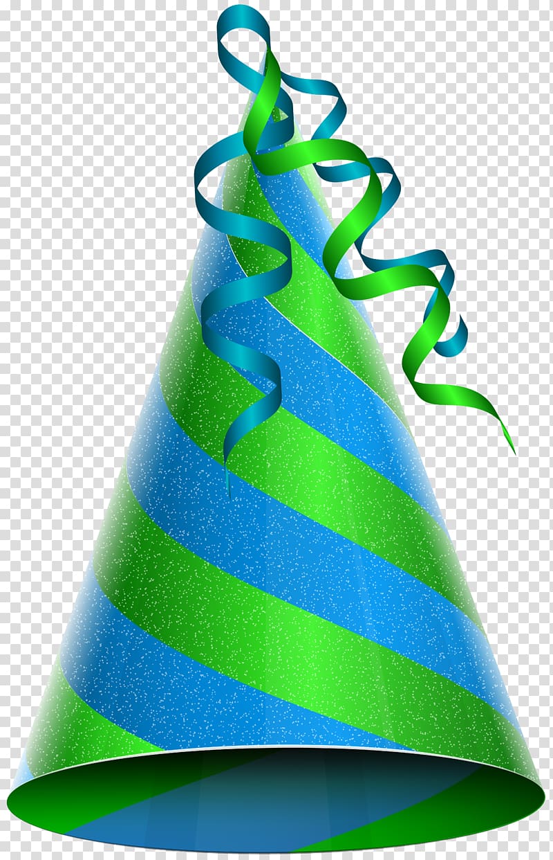 Party hat Birthday cake Happy Birthday to You , blue transparent background PNG clipart