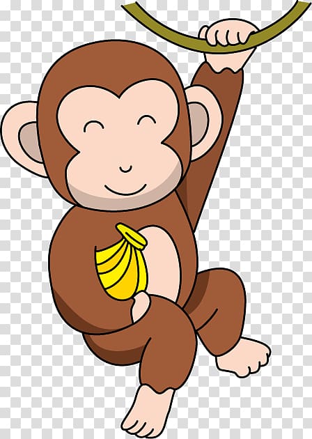 Baby Monkeys The Evil Monkey , Cartoon Monkey transparent background PNG clipart