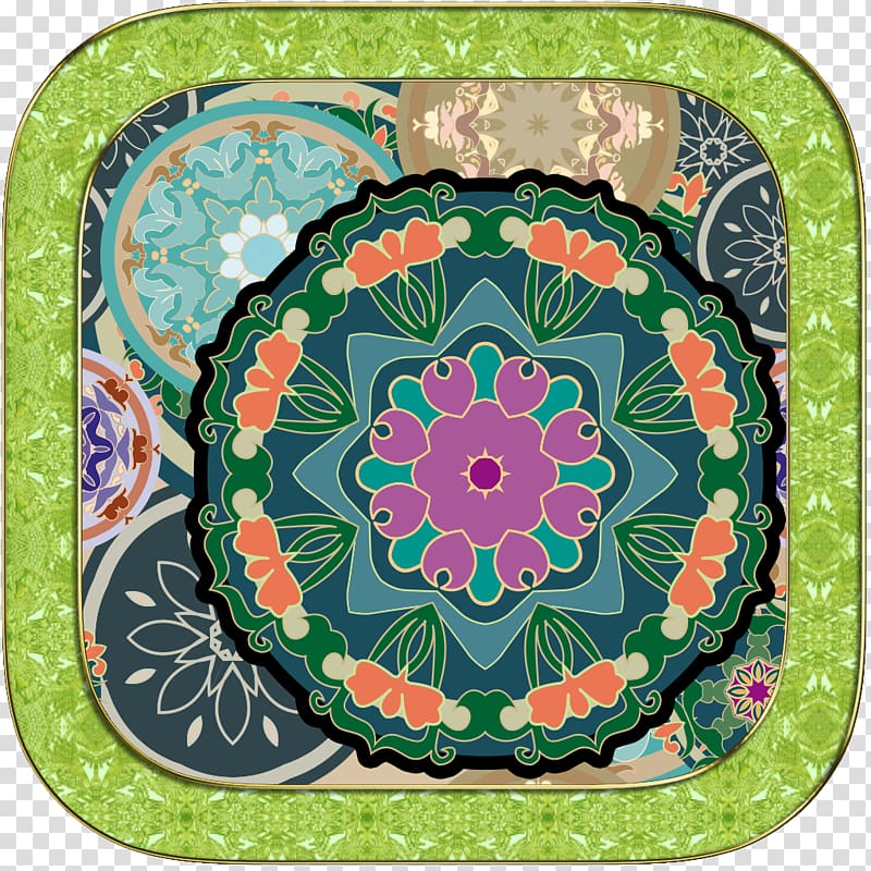 Green, mandalas transparent background PNG clipart