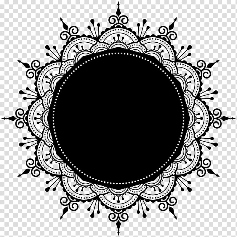 round black border, Ornament Drawing, gothic transparent background PNG clipart