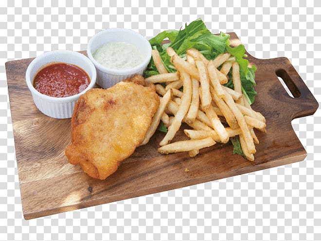 French fries Fish and chips Junk food Vegetarian cuisine Deep frying, fish and chip transparent background PNG clipart