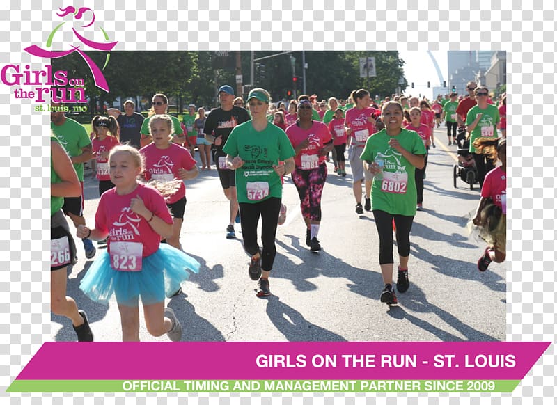 Ultramarathon Girls on the Run St. Louis Half marathon, marathon running girl transparent background PNG clipart