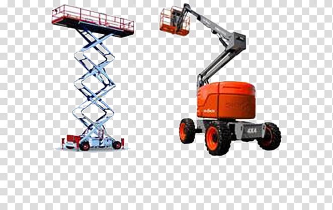 Machine Elevator Aerial work platform Belt manlift Telescopic handler, others transparent background PNG clipart