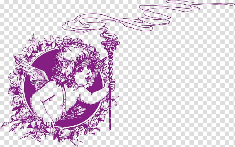 Illustration, Little Angel transparent background PNG clipart