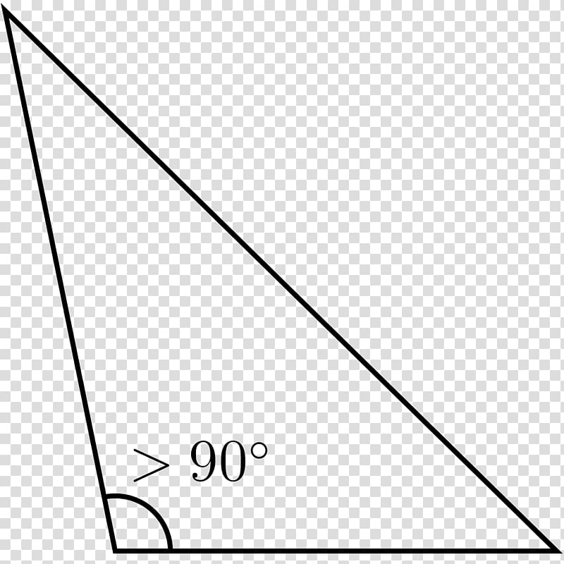 Acute and obtuse triangles Internal angle Geometry, triangle transparent background PNG clipart