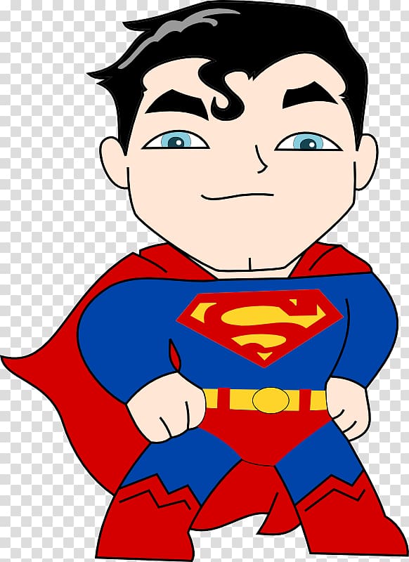 DC Superman illustration, Superman YouTube Chibi Drawing Art, superman transparent background PNG clipart