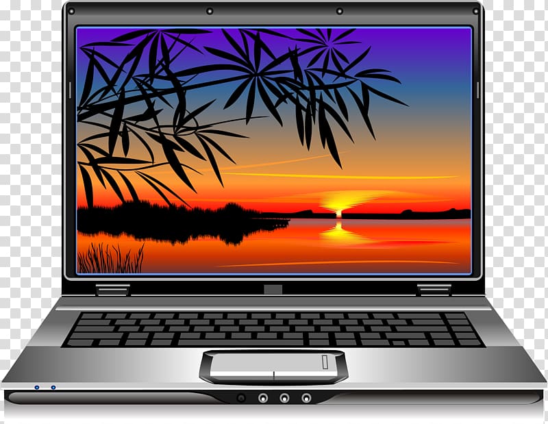 Laptop Computer monitor , hand-drawn laptop transparent background PNG clipart
