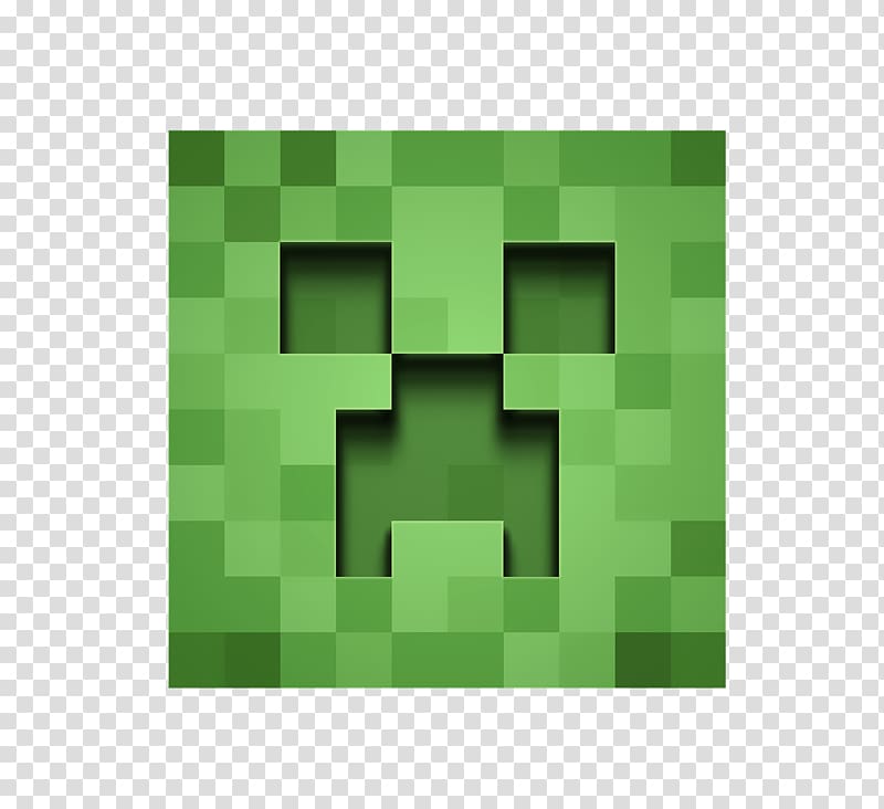 green Minecraft toy, Minecraft Creeper Front View transparent background PNG clipart