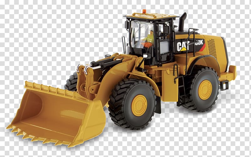 Caterpillar Inc. Loader Die-cast toy Komatsu Limited 1:50 scale, mining transparent background PNG clipart