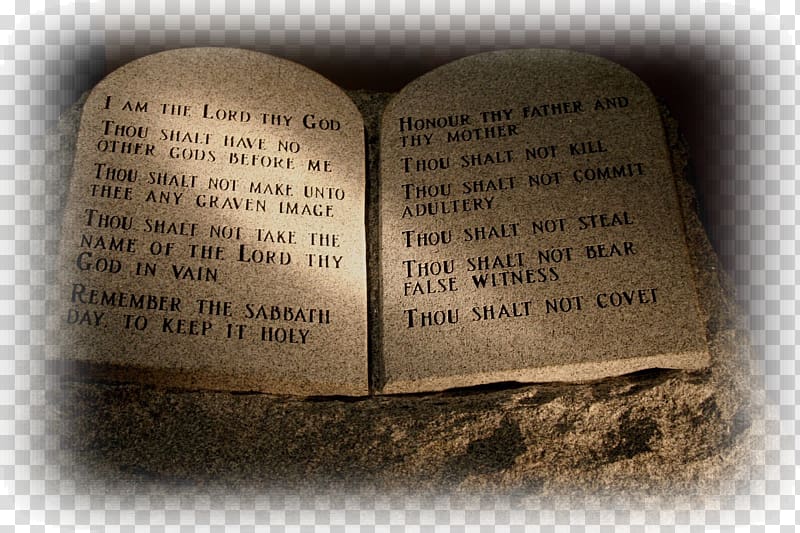 Old Testament Law of Moses Bible Ten Commandments, God transparent background PNG clipart