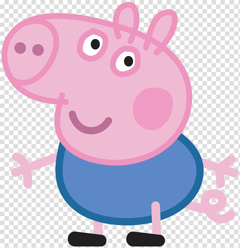 Daddy Pig Mummy Pig Domestic pig George Pig, George Peppa Pig , George the Pig illustration transparent background PNG clipart