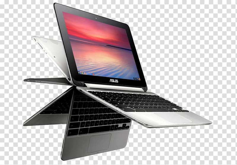 Laptop ASUS Chromebook Flip C100 Computer Touchscreen, Laptop transparent background PNG clipart