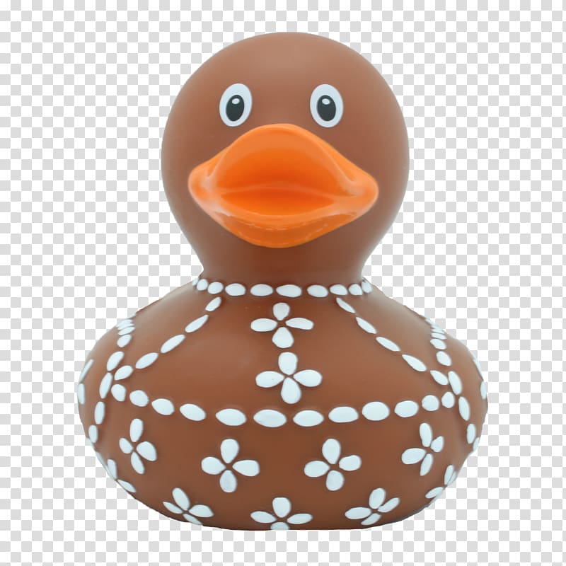 Rubber duck Natural rubber LILALU Christmas, Gingerbread man transparent background PNG clipart