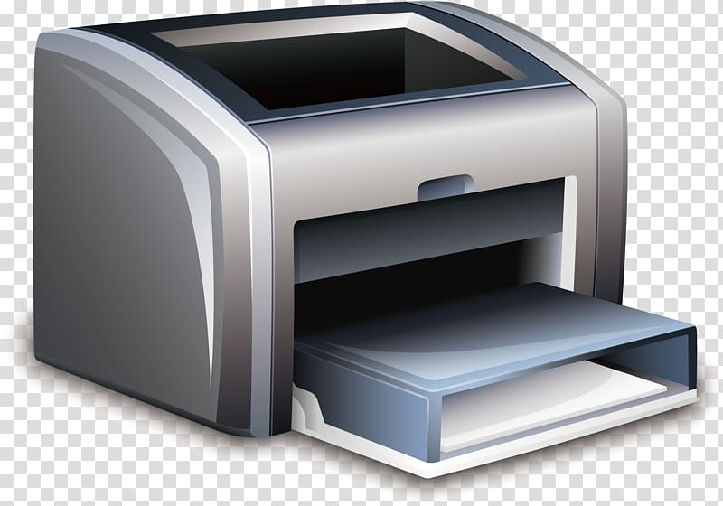 Paper Printer Laser printing Toner , Cartoon printer transparent background PNG clipart