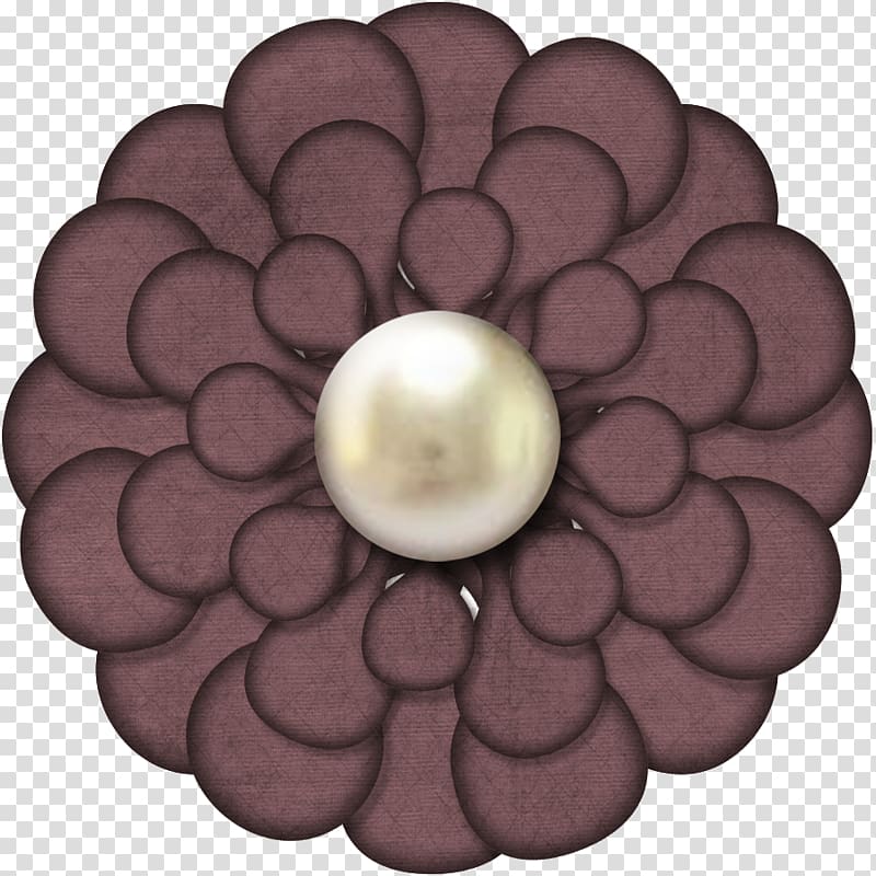 Digital scrapbooking Pressed flower craft Button, pearls transparent background PNG clipart