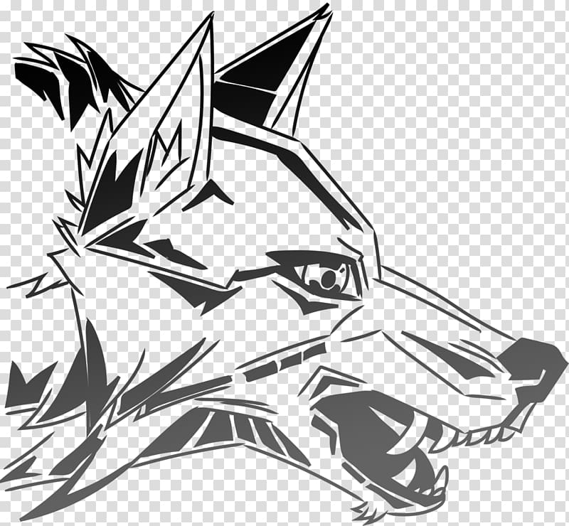 Gray wolf Graffiti Drawing Art Sketch, graffiti transparent background PNG clipart