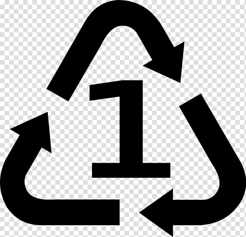 Recycling symbol Resin identification code Plastic recycling Recycling codes, bottle transparent background PNG clipart
