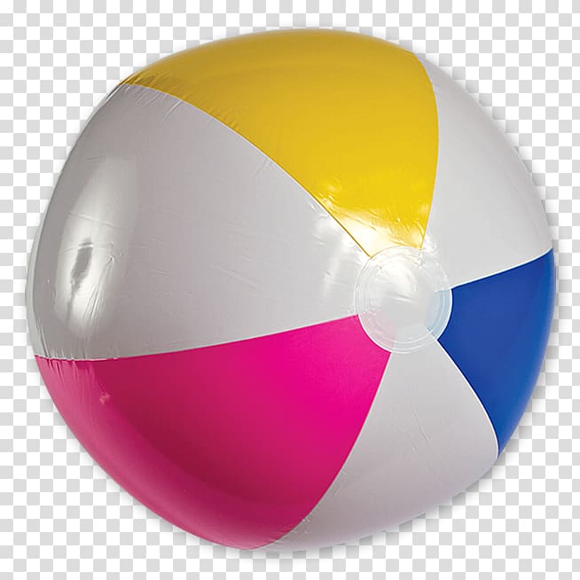 white, yellow, and blue beach ball, Beach ball Inflatable Balloon, beach ball transparent background PNG clipart