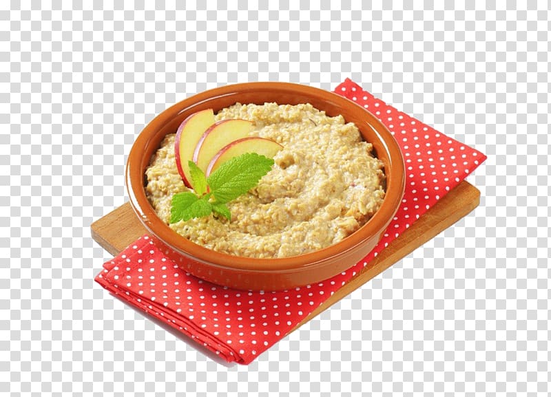 Hummus Breakfast cereal Porridge Congee, Breakfast oatmeal transparent background PNG clipart