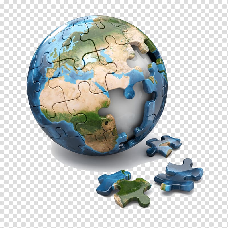 Jigsaw Puzzles Globe World Globalization , globe transparent background PNG clipart