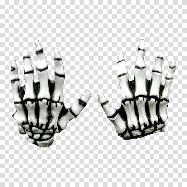 Human skeleton Bone Hand Finger, skeleton hand transparent background PNG clipart