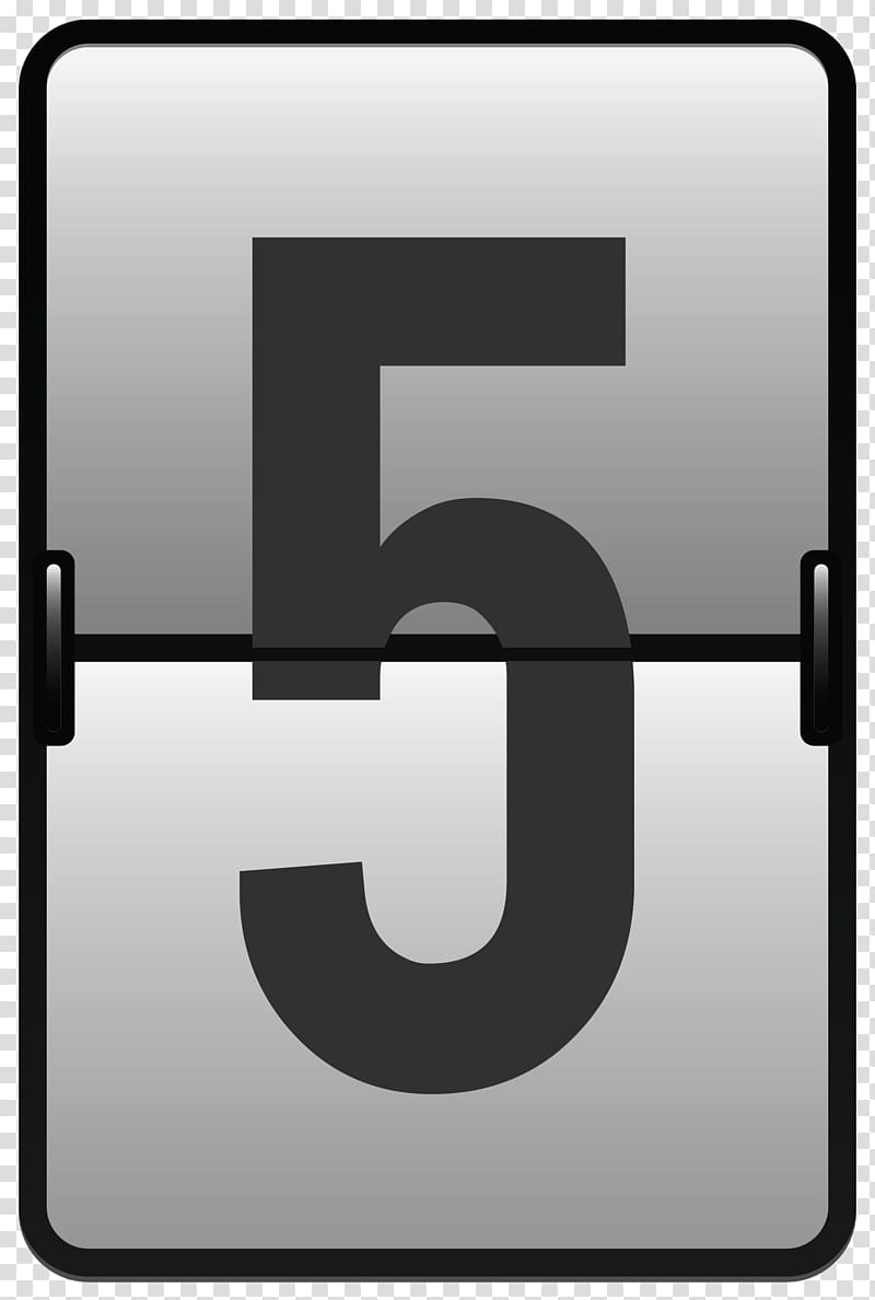 number 5 illustration, Icon , Counter Number Five transparent background PNG clipart