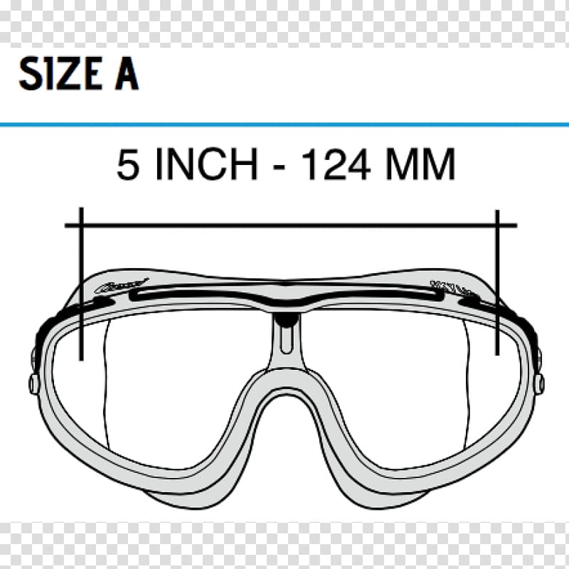 Goggles Cressi-Sub Swimming Diving & Snorkeling Masks White, Swimming transparent background PNG clipart