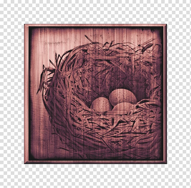 Easter Bird nest Frames, Creative Nest On Shuya transparent background PNG clipart