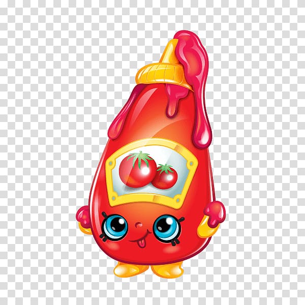 Shopkins Ketchup Chocolate bar Fast food , others transparent background PNG clipart