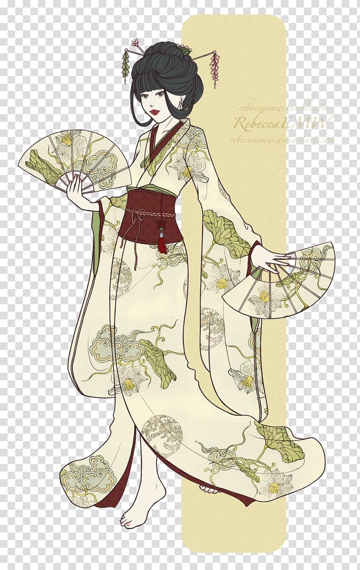 Geisha Drawing Costume Kimono, Memoirs Of A Geisha transparent background PNG clipart