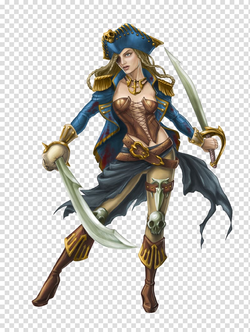 Drawing Art Female Woman, pirate transparent background PNG clipart