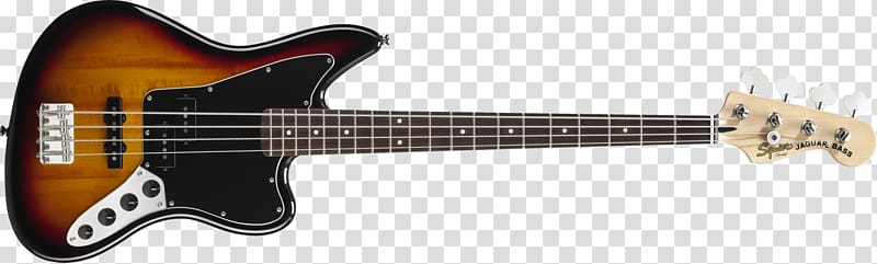 Fender Jaguar Bass Fender Precision Bass Bass guitar Squier, Bass Guitar transparent background PNG clipart