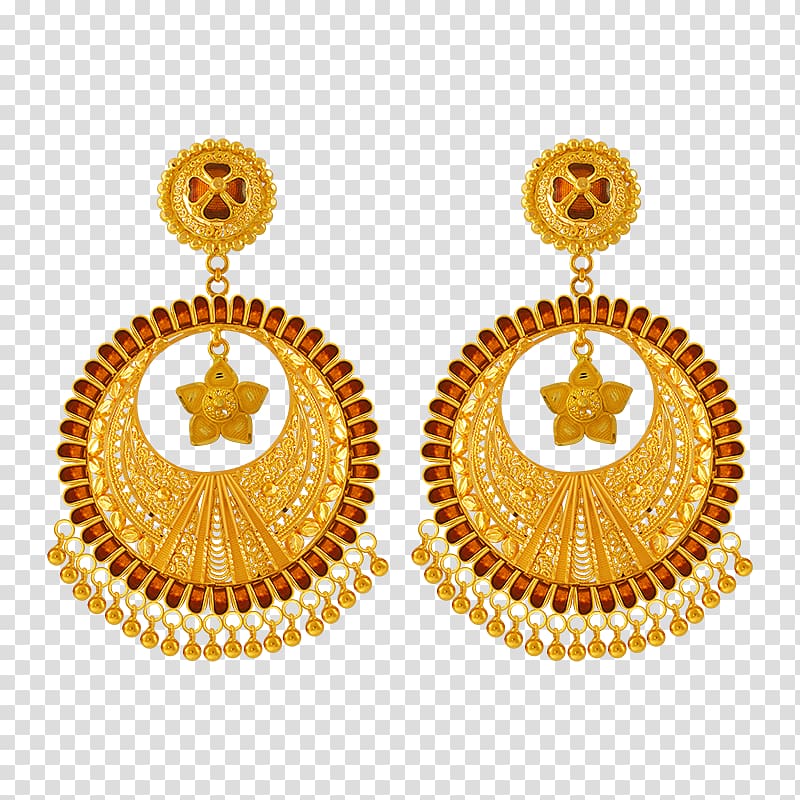 Earring Jewellery Gold P C Chandra Jewellers, Jewellery transparent background PNG clipart