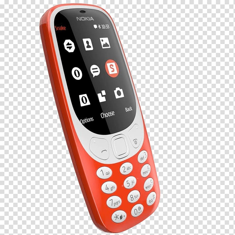 Feature phone Nokia 3310 (2017) Mobile World Congress Dual SIM Telephone, Nokia 3310 transparent background PNG clipart