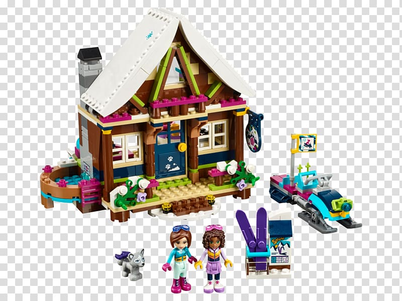 LEGO 41323 Friends Snow Resort Chalet LEGO Friends LEGO 41324 Friends Snow Resort Ski Lift Toy, toy transparent background PNG clipart