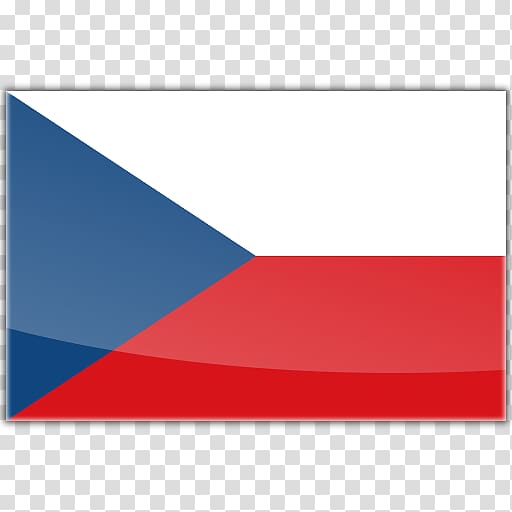 Flag of the Czech Republic Dissolution of Czechoslovakia National flag, Flag transparent background PNG clipart