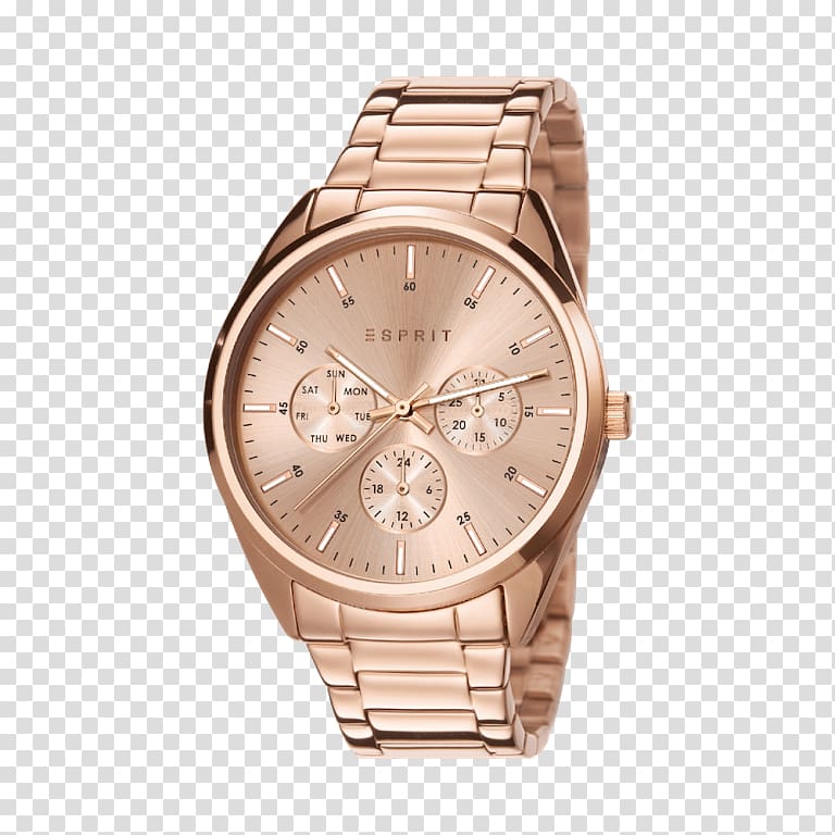 Esprit Holdings Watch Esprit Granada Quartz clock, watch transparent background PNG clipart